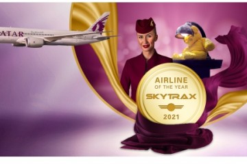 卡塔尔航空被Skytrax评为“2021年度最佳航空公司” 成史上首家六度获得这一业界至高荣誉的航司